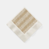 Gold Glitzer Alligator Print Serviette (Ecke)