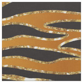 Gold Glitzer Animal Print Stoff (Nahaufnahme)