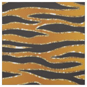 Gold Glitzer Animal Print Stoff (Muster)