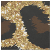 Gold Glitzer Animal Print Stoff (Nahaufnahme)
