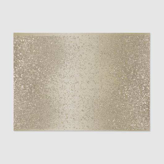 Gold Glitzer auf dem Ombre Gold Background Tissue  Seidenpapier (Vorderseite)
