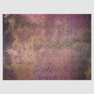 Gold-Glitzer auf Lila bedrückten Decoupage Seidenpapier