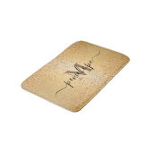 Gold Glitzer Badematte (Schrägansicht)