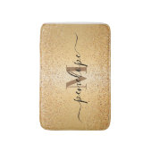 Gold Glitzer Badematte (Vorderseite Vertikal)