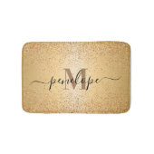 Gold Glitzer Badematte (Vorderseite)