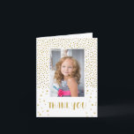 Gold Glitzer Birthday Kids Girl 2 Foto Vielen Dank Karte<br><div class="desc">Gold Glitzer Stars Geburtstag Kinder Mädchen 2 Foto Dankeschön Karte. Niedliche Geburtstag danke Ihnen Karte für Ihre Freunde und Familie. Laden Sie Ihre Fotos auf der Vorderseite und innerhalb der Karte hoch und personalisieren Sie die Karte mit Ihrem Namen und Text im Inneren. Großartig wie danke Karte für Mädchen.</div>