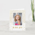 Gold Glitzer Birthday Kids Girl 2 Foto Vielen Dank Karte<br><div class="desc">Gold Glitzer Stars Geburtstag Kinder Mädchen 2 Foto Dankeschön Karte. Niedliche Geburtstag danke Ihnen Karte für Ihre Freunde und Familie. Laden Sie Ihre Fotos auf der Vorderseite und innerhalb der Karte hoch und personalisieren Sie die Karte mit Ihrem Namen und Text im Inneren. Großartig wie danke Karte für Mädchen.</div>