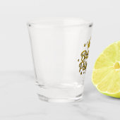 Gold Glitzer "Birthday Princess" Schnapsglas (Links)