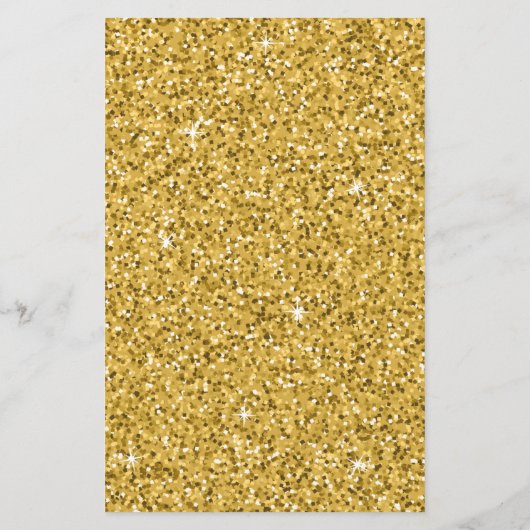 Gold Glitzer Birthday Word Search Game (Rückseite)