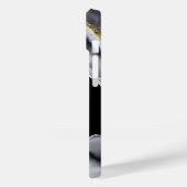 Gold Glitzer Black Personalize Case-Mate iPhone Hülle (Rückseite / Links)