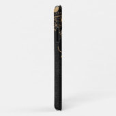 Gold-Glitzer-Blätter Case-Mate iPhone Hülle (Hinten/Rechts)