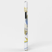 *~* Gold Glitzer Blue Moon Stars Burg Case-Mate iPhone Hülle (Hinten/Rechts)