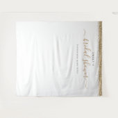 Gold Glitzer Brautparty Hintergrund für Fotos Wandteppich (Vorderseite (Horizontal))