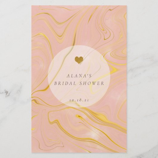 Gold Glitzer Brautparty Spiel würde sie eher (Rückseite)