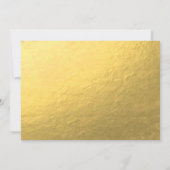 Gold Glitzer Brautparty Zukunft Frau Einladung (Rückseite)