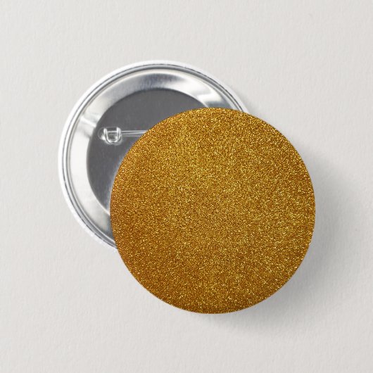 Gold Glitzer Button (Vorne & Hinten)