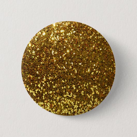 Gold Glitzer Button (Vorderseite)