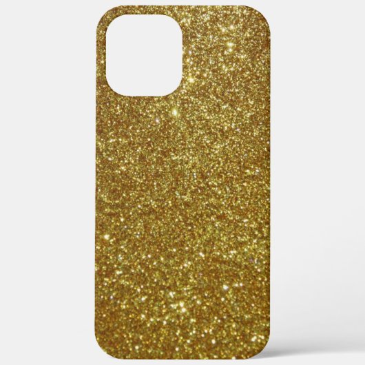 Gold Glitzer Case-Mate iPhone Hülle (Rückseite)