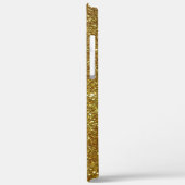 Gold Glitzer Case-Mate iPhone Hülle (Rückseite / Links)