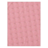 Gold Glitzer City Dots auf Candy Pink Tischdecke (Vorderseite)
