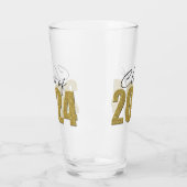 Gold Glitzer Class 2024 Glas (Links)