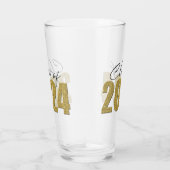 Gold Glitzer Class 2024 Glas (Rechts)
