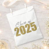 Gold Glitzer Class 2025 Geschenktütchen (Ausgeschnitten)