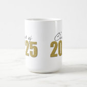 Gold Glitzer Class 2025 Kaffeetasse (Mittel)