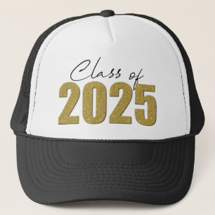 Gold Glitzer Class 2025 Truckerkappe