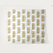 Gold Glitzer Class 2026 Foto Hintergrund Wandteppich (Vorderseite (Horizontal))