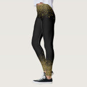 Gold Glitzer Confetti Look Leggings (Links)