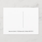 Gold Glitzer Confetti Save the Date Blush Rose Ankündigungspostkarte (Rückseite)