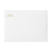 Gold Glitzer Confetti-Umrandung (Vorderseite)