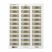 Gold Glitzer Crackle Modern Chic Glam Sparkle (Vorne)