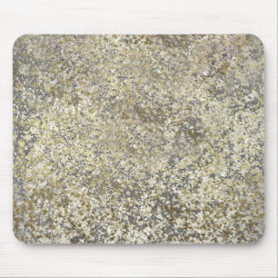 Gold Glitzer Crackle Modern Chic Glam Sparkle Mousepad