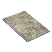 Gold Glitzer Crackle Modern Chic Glam Sparkle Notizblock (Rechte Seite)