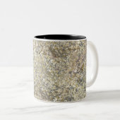 Gold Glitzer Crackle Modern Chic Glam Sparkle Zweifarbige Tasse (VorderseiteRechts)