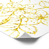 Gold Glitzer, Custom, Wedding, danke, dass Sie unt Poster (Ecke)