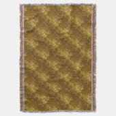 Gold Glitzer Decke (Vorderseite Vertikal)