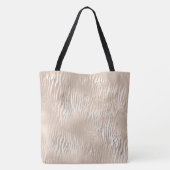 Gold Glitzer Design Designer Tasche (Rückseite)