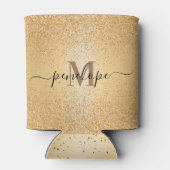 Gold Glitzer Dosenkühler (Rückseite)