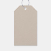 Gold Glitzer Dots Modernes, individuelles Frohes N Geschenkanhänger (Rückseite)