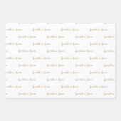 Gold Glitzer Dream Shine Sparkone Geschenkpapier Set (Vorderseite 3)