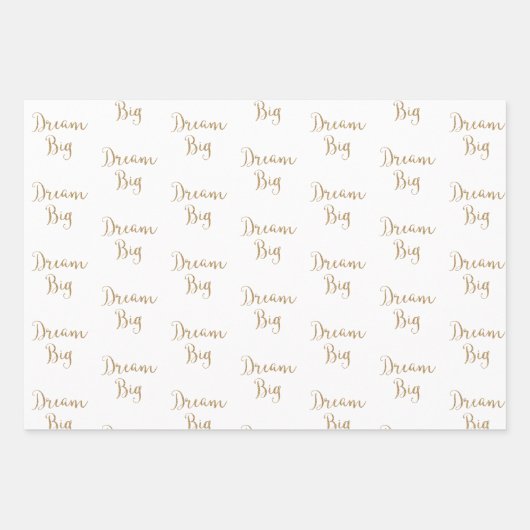 Gold Glitzer Dream Shine Sparkone Geschenkpapier Set (Vorderseite 2)