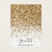 Gold Glitzer Earring Juweliergeschäft (Rückseite)