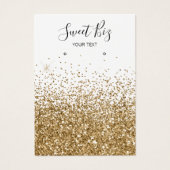 Gold Glitzer Earring Juweliergeschäft (Vorderseite)