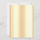 Gold Glitzer Eiffelturm, Tropfen Green Quinceañera Einladung (Rückseite)