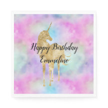 Gold Glitzer Einhorn Lila Rosa Aqua