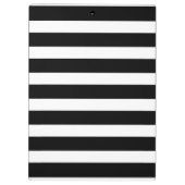 Gold Glitzer Einhorngesicht, Streifen - Personalis Klemmbrett (Rückseite)