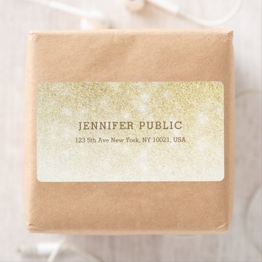 Gold Glitzer Elegante Berufliche Moderne Vorlage (Insitu)